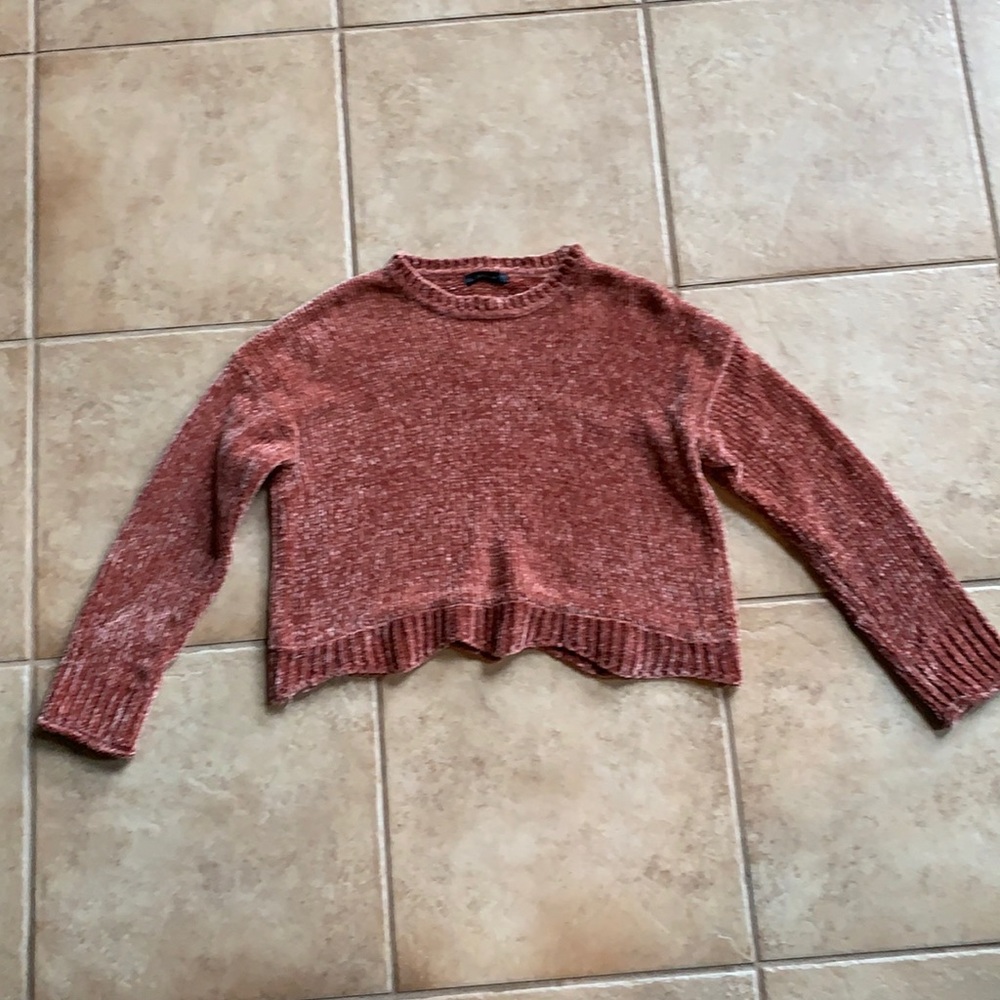Zara velvet knit sweater. Size Small.